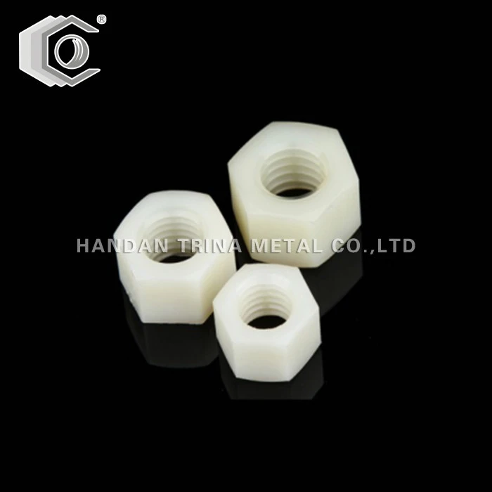 DIN934 Plastmasas neilona Hex Nut